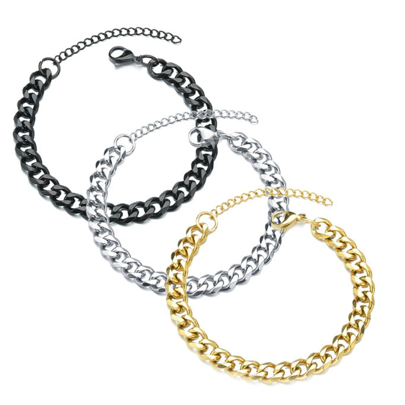 Pulseira Masculina Cuban Chain