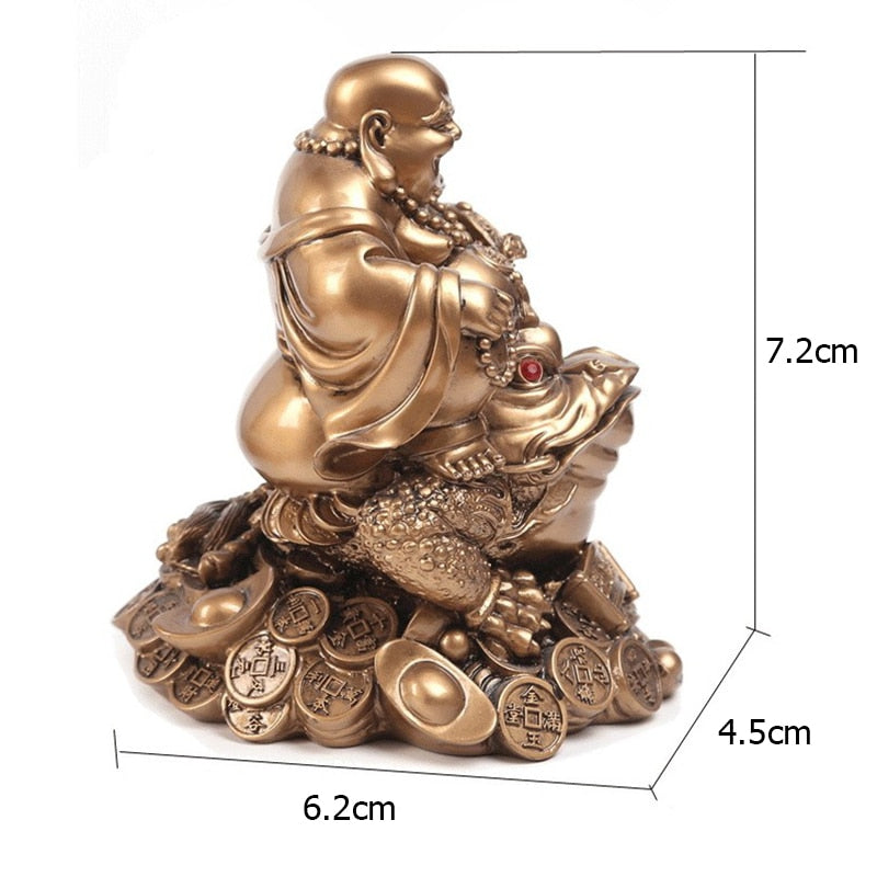 Estatua Feng Shui Buda da Fortuna